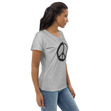 Load image into Gallery viewer, PEACE Shirt (Women&#39;s fitted eco tee)