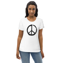 Load image into Gallery viewer, PEACE Shirt (Women&#39;s fitted eco tee)