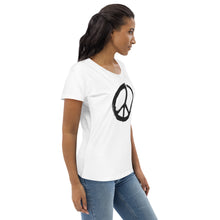 Load image into Gallery viewer, PEACE Shirt (Women&#39;s fitted eco tee)